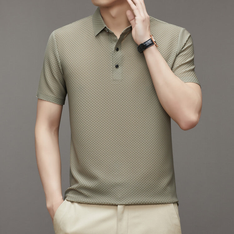 SAMATO™ | Luxe herenpoloshirt met ademende stof